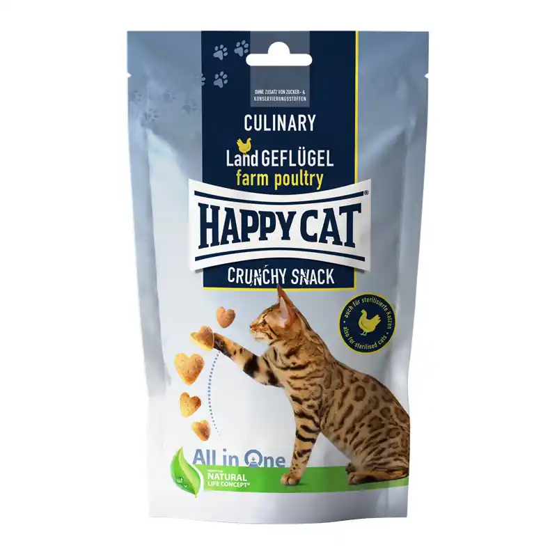 Nur Heute HAPPY CAT Snack Culinary Geflügel 70 g